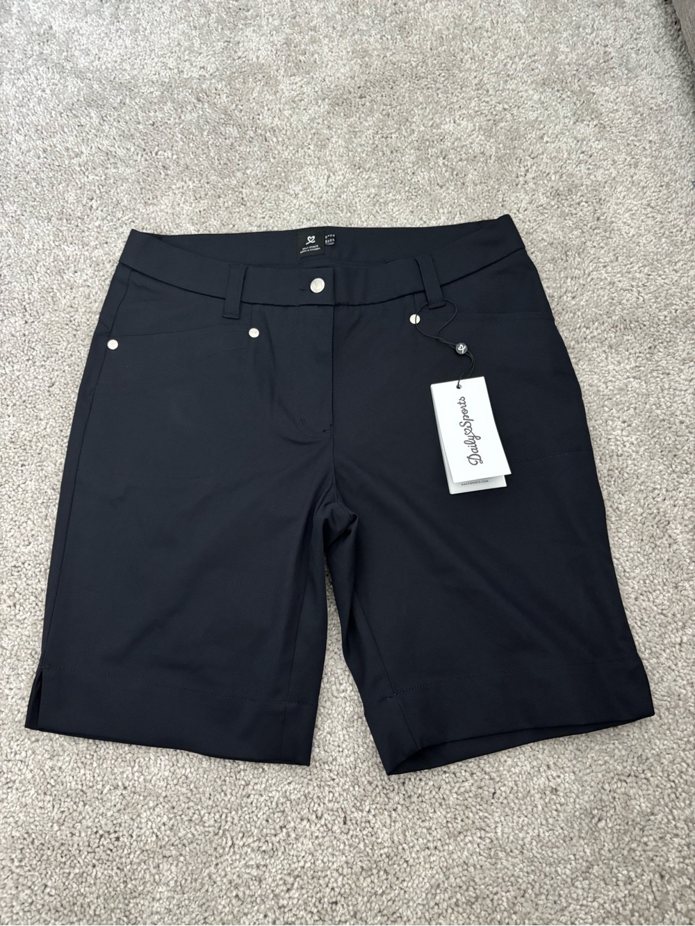Daily Sports Black Women's Performance Bermuda Shorts